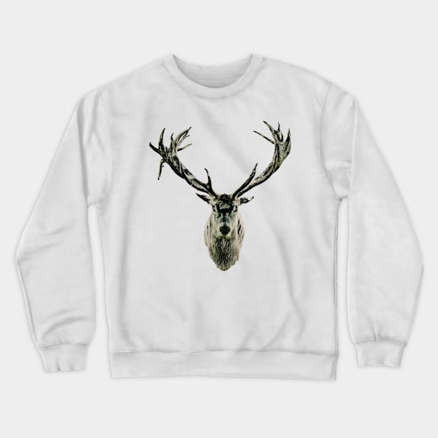 The Stag Crewneck Sweatshirt by Shirasaya